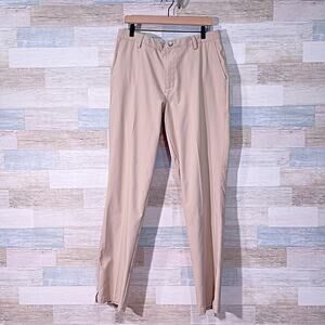 PUMA Golf Stretch Pounce Pants Beige Performance Active Waistband Mens 36x34